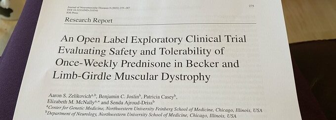 An Open Label Exploratory Clinical Trial Evaluating Safety and Tolerability of Once-Weekly Prednisone in Becker and Limb-Girdle Muscular Dystrophy