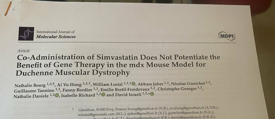 Co-Administration of Simvastatin Does Not Potentiate the Benefit of Gene Therapy in the mdx Mouse Model for Duchenne Muscular Dystrophy