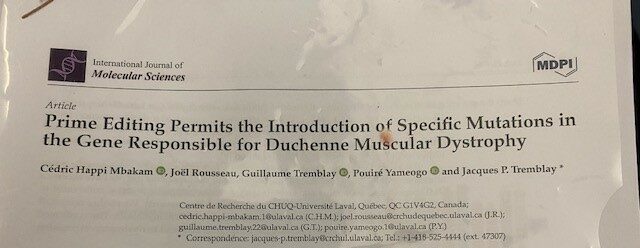 Prime Editing Permits the Introduction of Specific Mutations in the Gene Responsible for Duchenne Muscular Dystrophy.